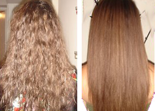 Long Hair Brazilian Blowout